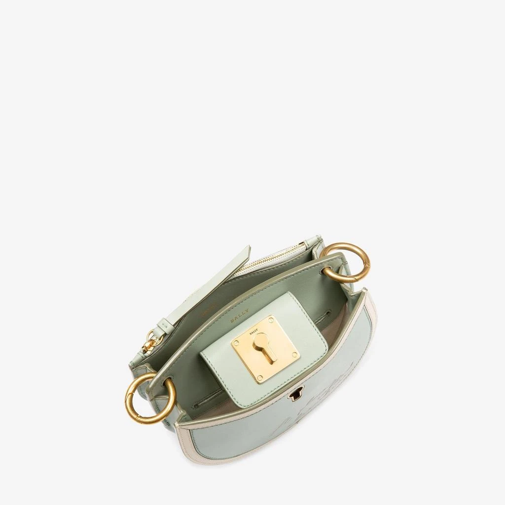 商品Bally|NEW Bally Cecyle Ladies Pale Green Calf Leather Crossbody Bag,价格¥3975,第2张图片详细描述