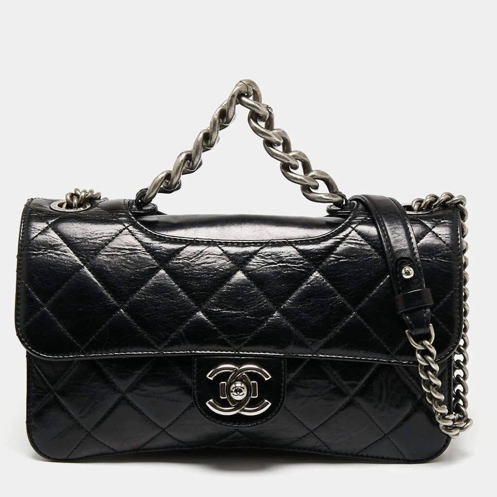商品[二手商品] Chanel|Chanel Black Quilted Leather Medium Perfect Edge Flap Bag,价格¥22684,第1张图片