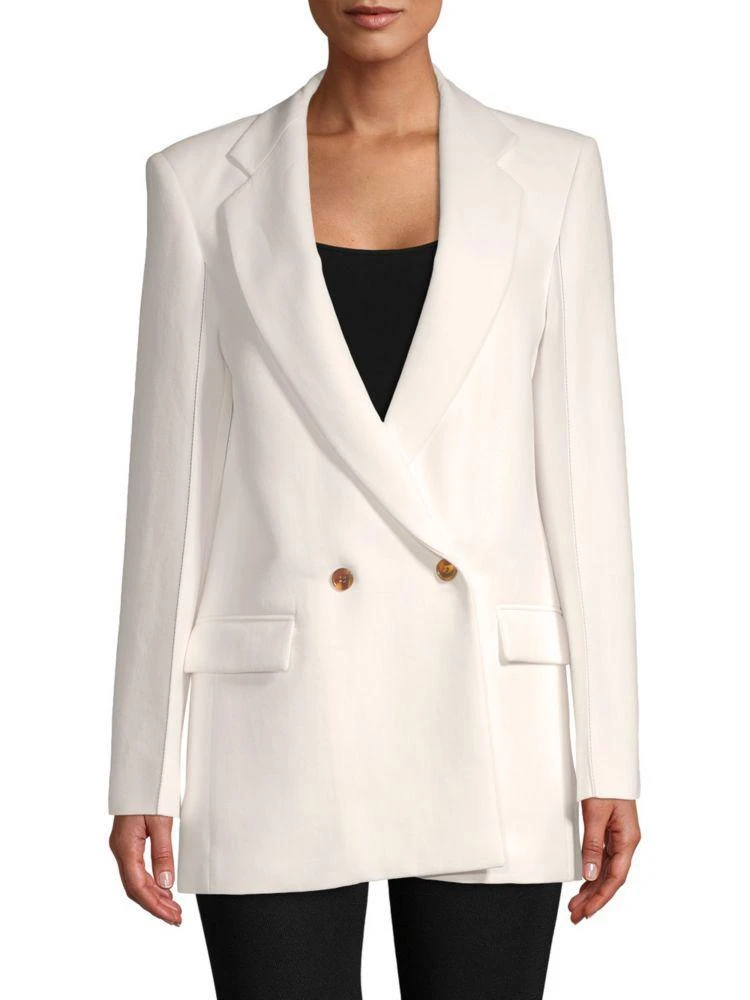 商品Derek Lam|Notch Lapel Cotton Blazer,价格¥1994,第1张图片