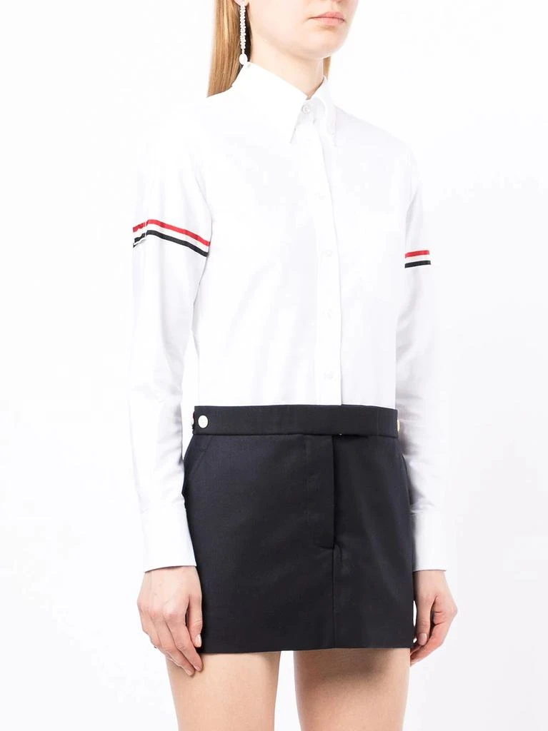 商品Thom Browne|THOM BROWNE RWB-stripe shirt dress,价格¥6804,第3张图片详细描述