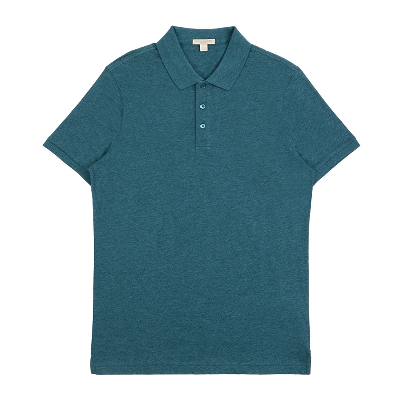 商品Burberry|BURBERRY 男士POLO衫绿色 3950363,价格¥1262,第1张图片