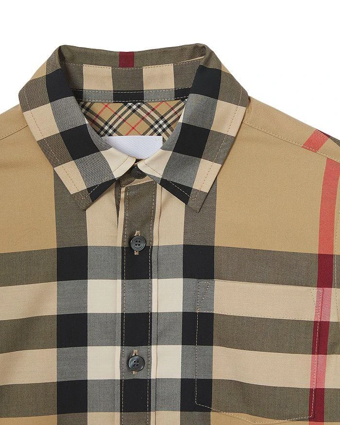 商品Burberry|Boys' Owen Check Button Down Shirt - Little Kid, Big Kid,价格¥1186,第5张图片详细描述