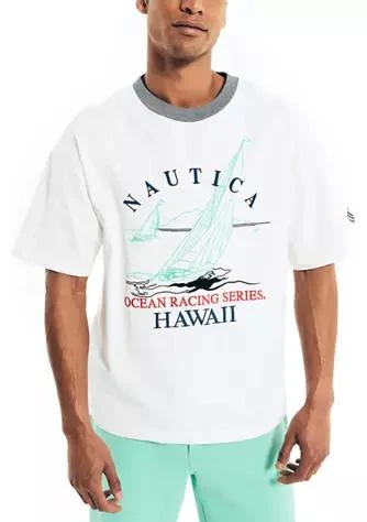 商品Nautica|Mens Reissue Ocean Racing Graphic T Shirt,价格¥157,第1张图片