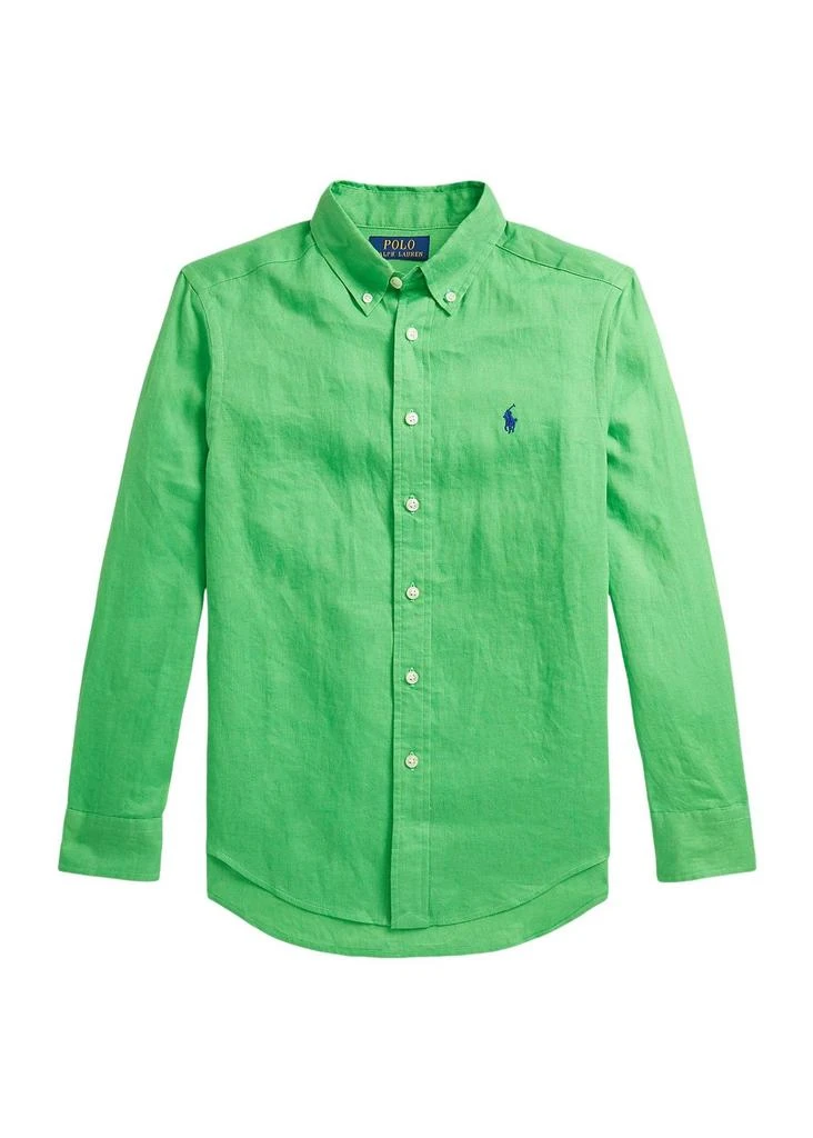 商品Ralph Lauren|Ralph Lauren Kids Logo Embroidered Long Sleeved Shirt,价格¥716,第1张图片
