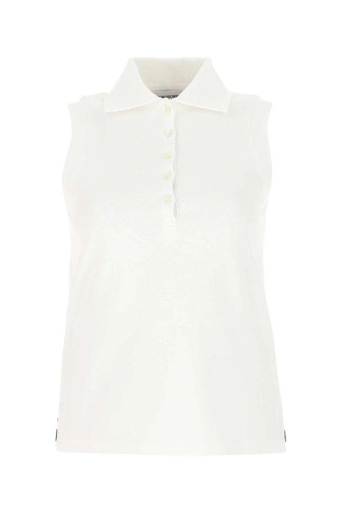 商品Thom Browne|Thom Browne Sleeveless Polo Shirt,价格¥2159,第1张图片