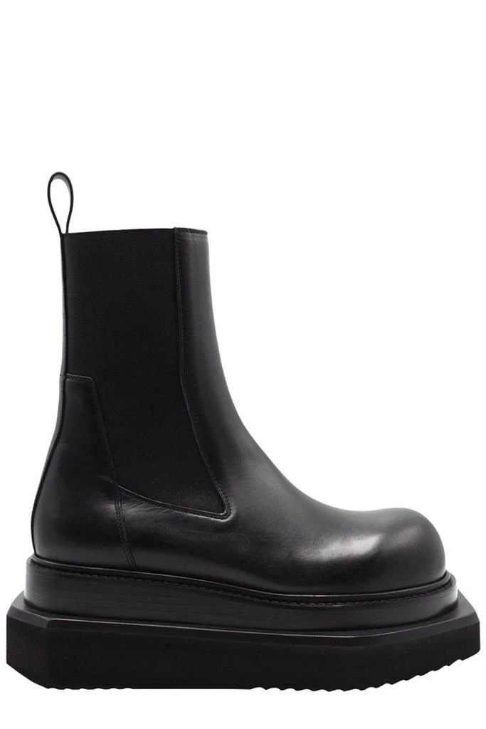 商品Rick Owens|Rick Owens Round-Toe Platform Slip-On Boots,价格¥6566,第1张图片