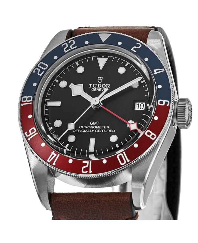 Tudor Black Bay GMT Pepsi Leather Strap Men's Watch M79830RB-0002商品第2张图片规格展示