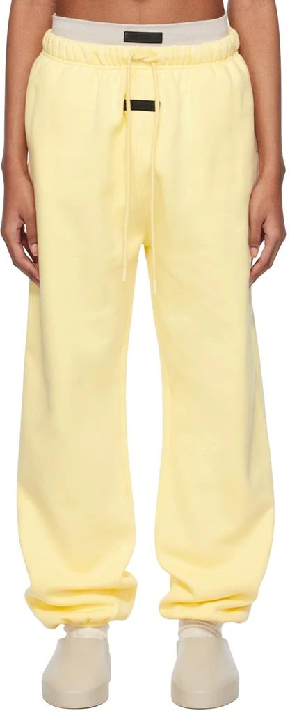 商品Essentials|Yellow Drawstring Sweatpants,价格¥626,第1张图片