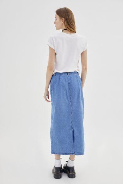 Urban Renewal Remade Grommet Detail Maxi Skirt商品第2张图片规格展示