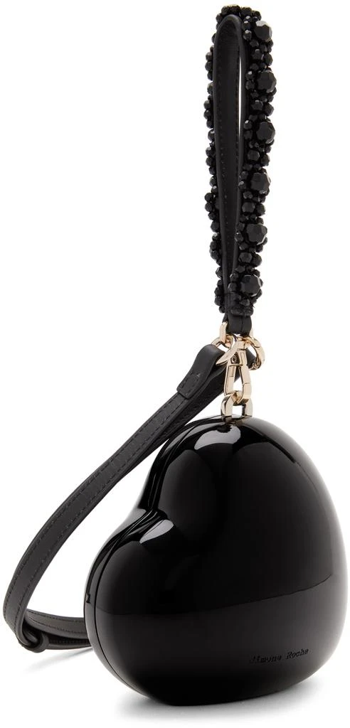 商品Simone Rocha|SSENSE Exclsuive Black Micro Heart Pouch,价格¥3656,第3张图片详细描述