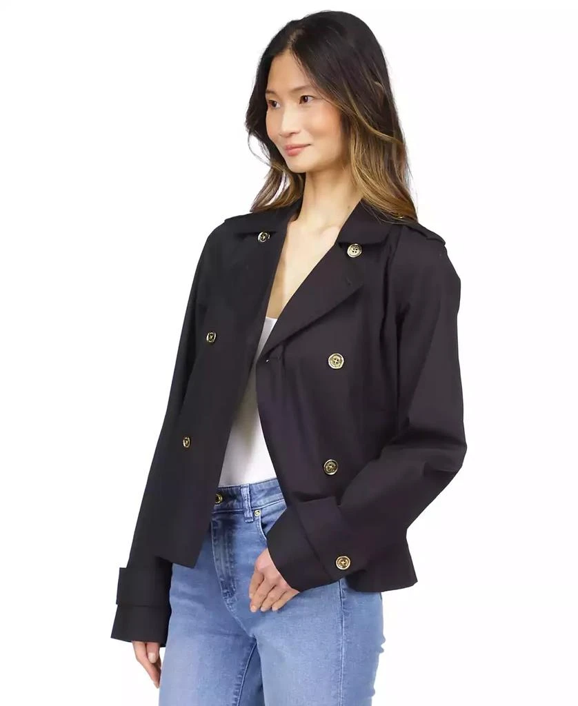 商品Michael Kors|Women's Cotton Twill Cropped Peacoat,价格¥583,第5张图片详细描述