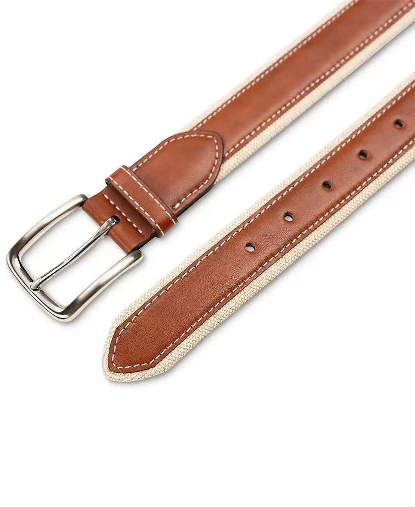 商品Club Room|Men's Canvas Overlay Belt, Created for Macy's,价格¥202,第3张图片详细描述