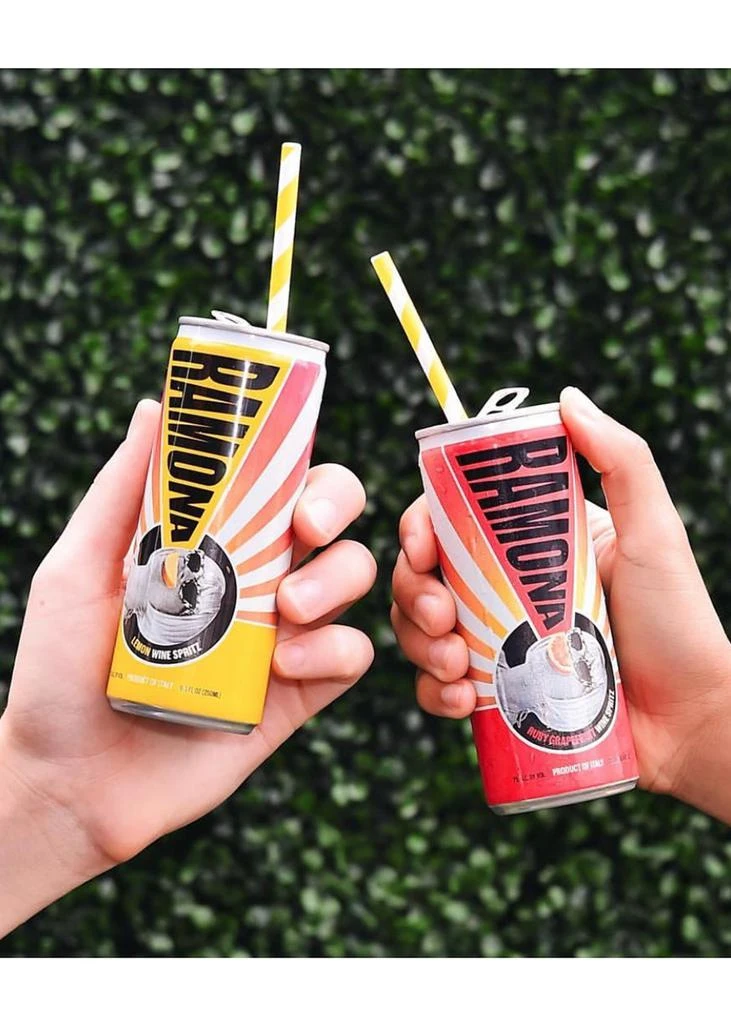 商品Ramona|Ramona Ruby Grapefruit Wine Spritz Box of Cans 4 x 250ml,价格¥93,第3张图片详细描述