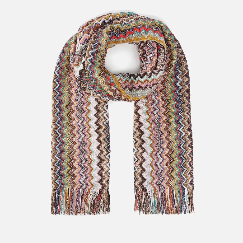 商品Missoni|Missoni Zig Zag Lurex-Knit Scarf,价格¥1025,第1张图片