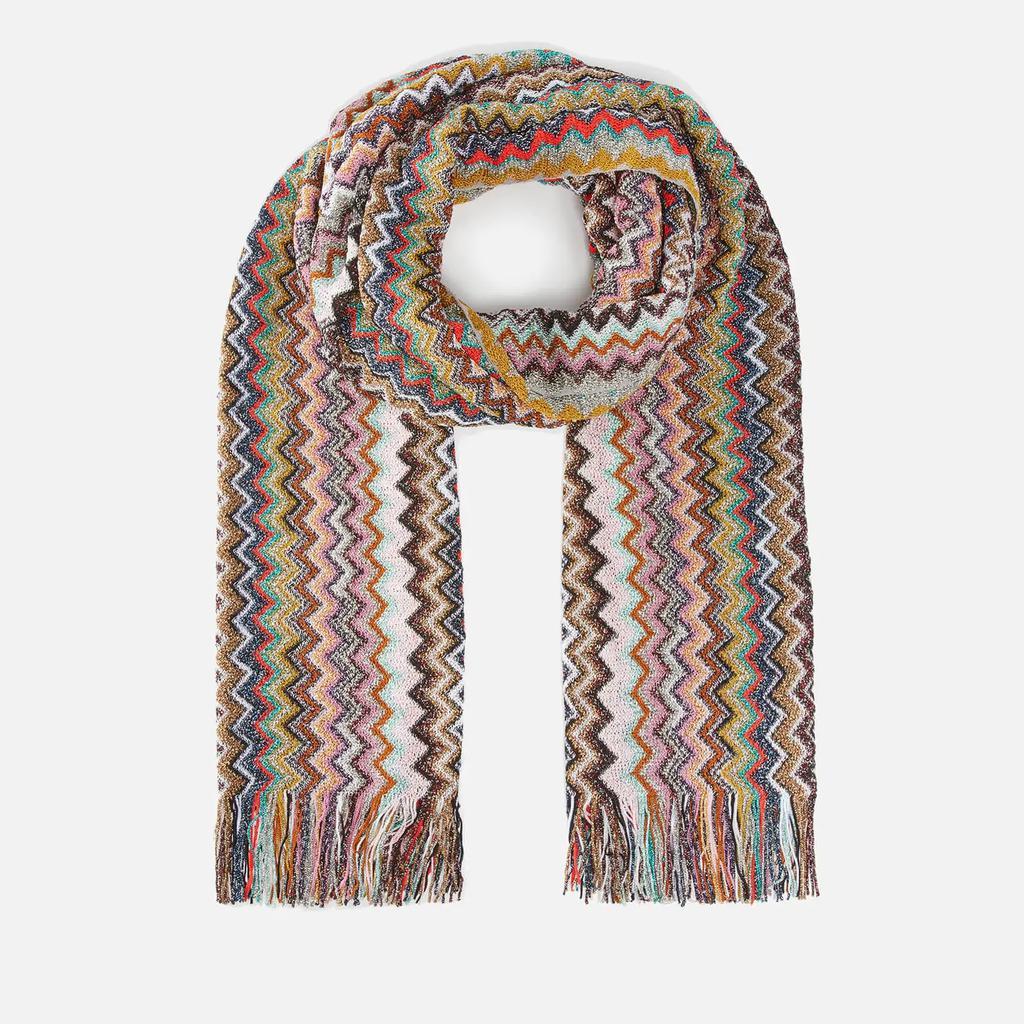 商品Missoni|Missoni Zig Zag Lurex-Knit Scarf,价格¥1321,第1张图片