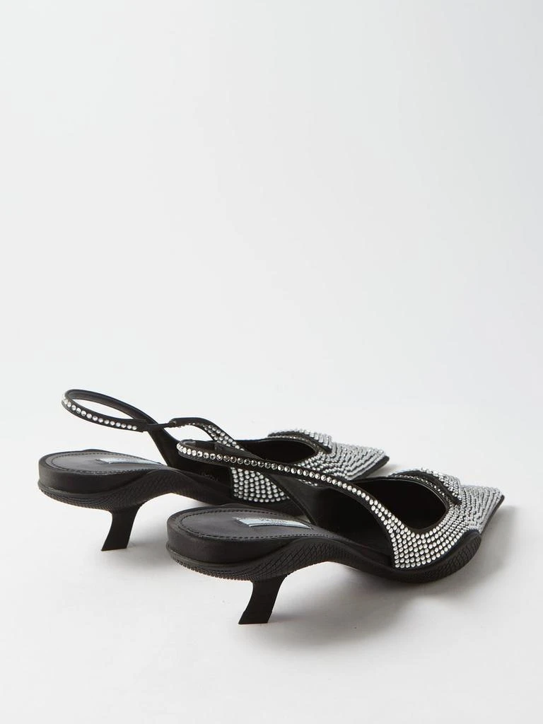 商品Prada|Crystal-embellished point-toe pumps,价格¥6102,第4张图片详细描述