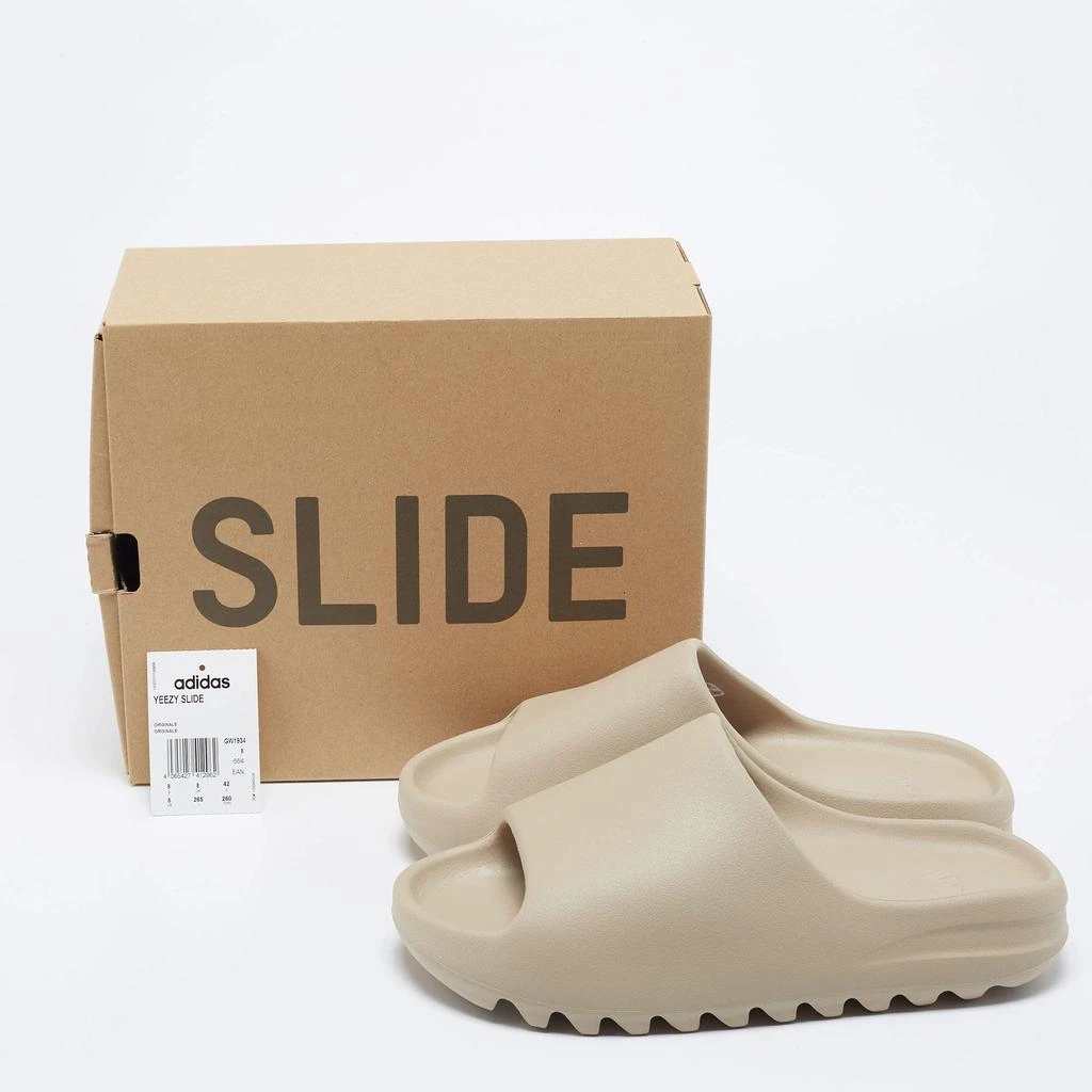 Yeezy x adidas Beige Rubber Flat Slides Size 42 商品