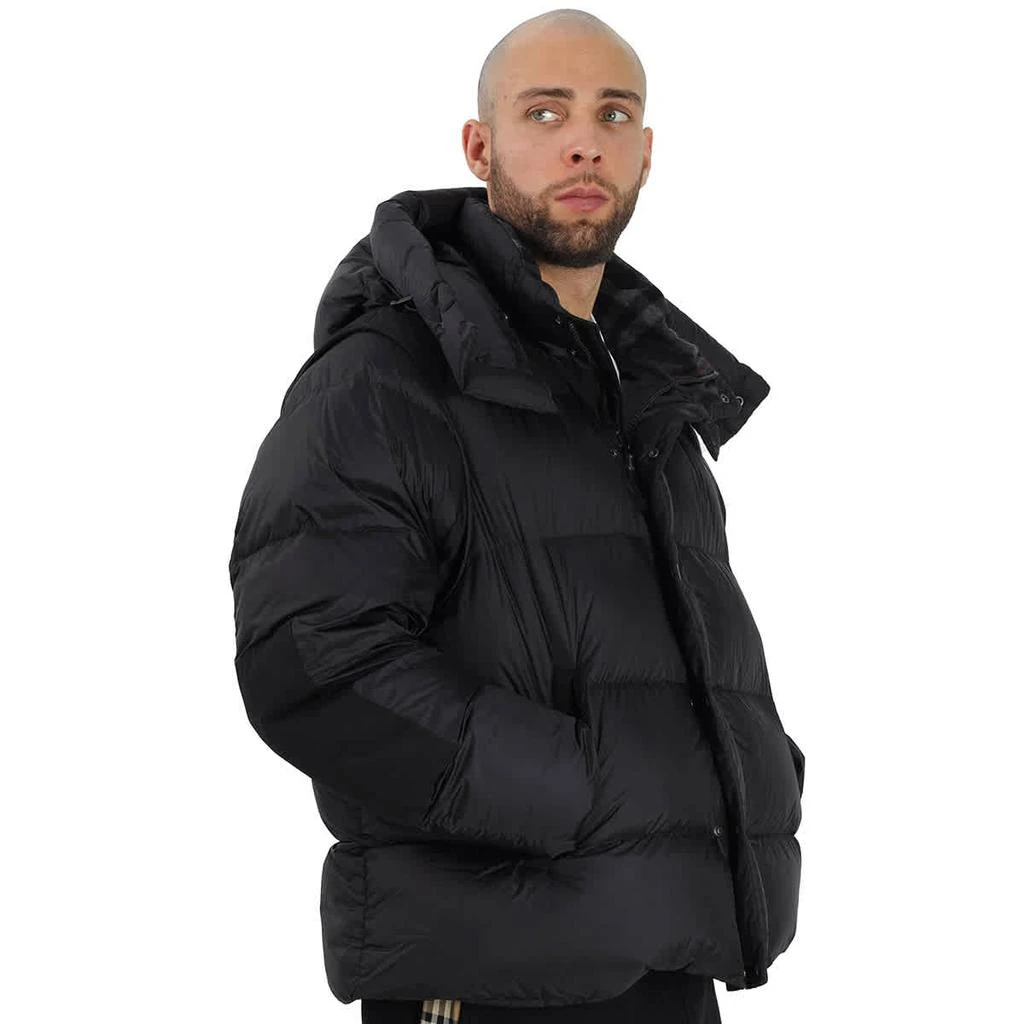 商品Burberry|Burberry Black Detachable Sleeve Hooded Puffer Jacket, Size Small,价格¥3225,第2张图片详细描述
