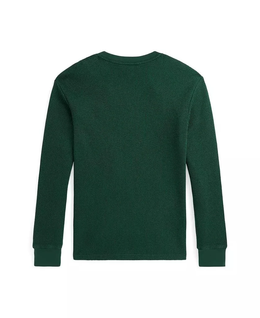 商品Ralph Lauren|Big Boys Waffle-Knit Cotton Long-Sleeve Tee,价格¥142,第2张图片详细描述