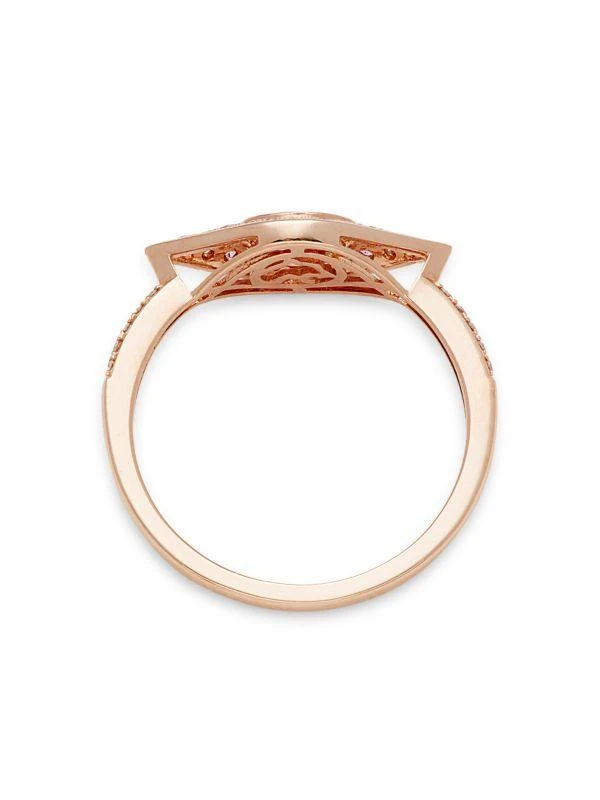 商品Effy|14K Rose Gold, Sapphire & Diamond Ring,价格¥4645,第3张图片详细描述