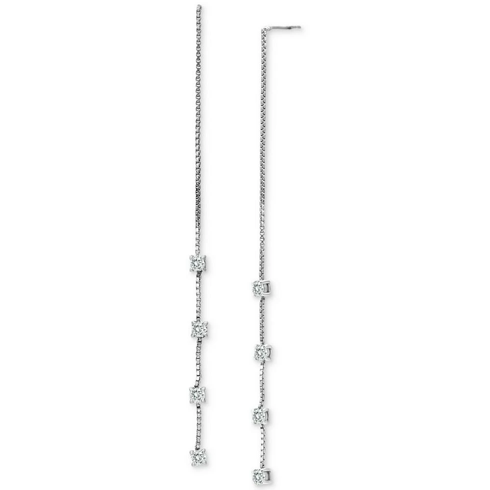 商品Giani Bernini|Cubic Zirconia Threader Earrings, Created for Macy's,价格¥488,第1张图片