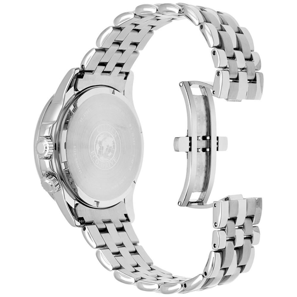 Men's Eco-Drive Calendrier Stainless Steel Bracelet Watch 44mm BU2021-51L商品第4张图片规格展示