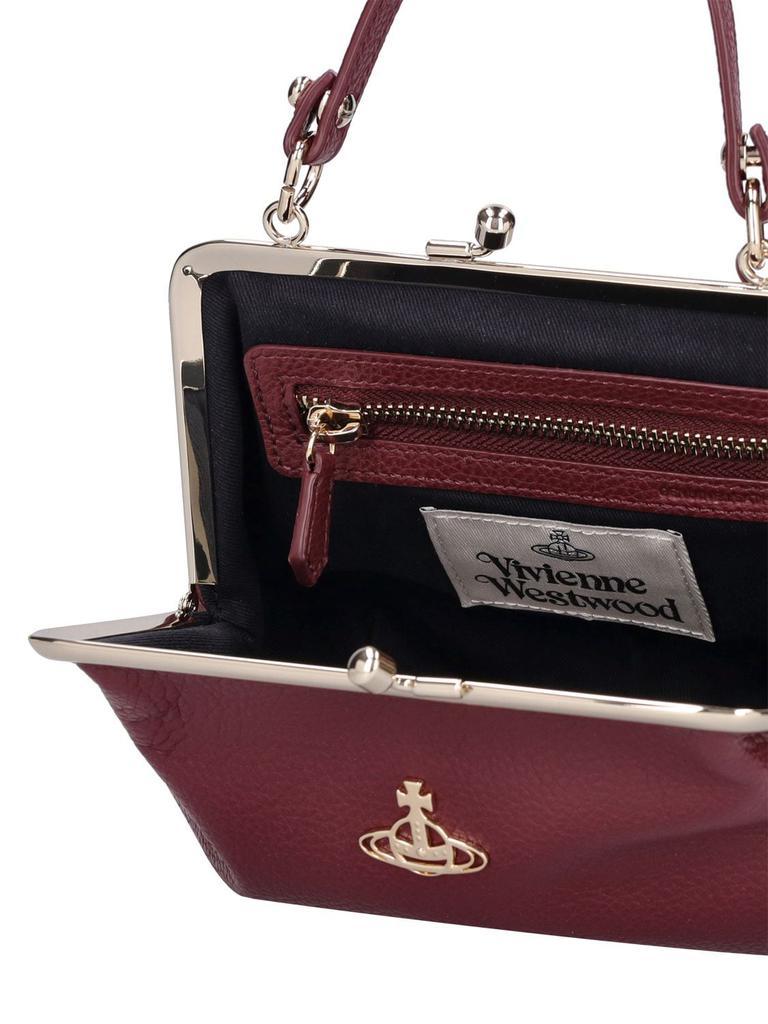 商品Vivienne Westwood|Granny Frame Grained Leather Bag,价格¥1996,第6张图片详细描述