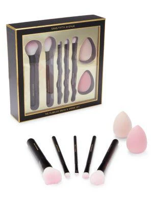 Saks Fifth Avenue The Flawless 7-Piece Brush & Sponge Set from Saks OFF 5TH