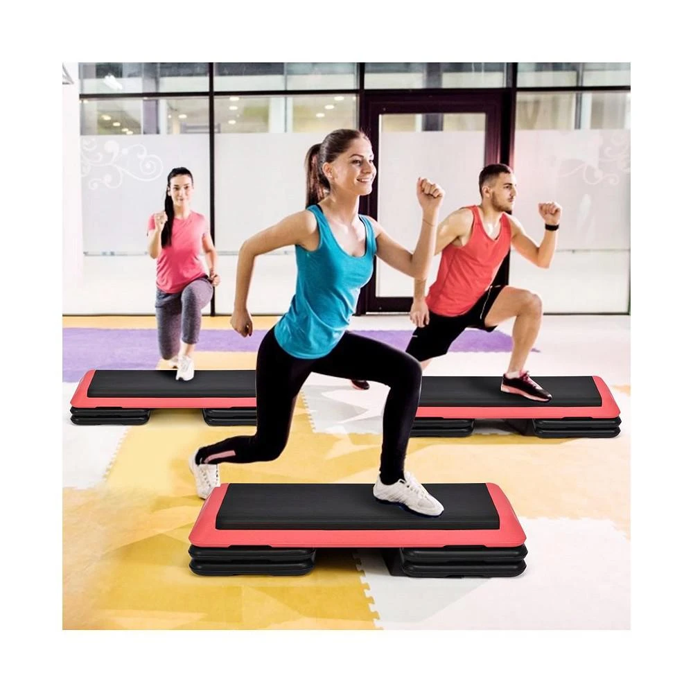 商品Costway|Fitness Aerobic Step Cardio Adjust 4'' - 6'' - 8'',价格¥529,第2张图片详细描述