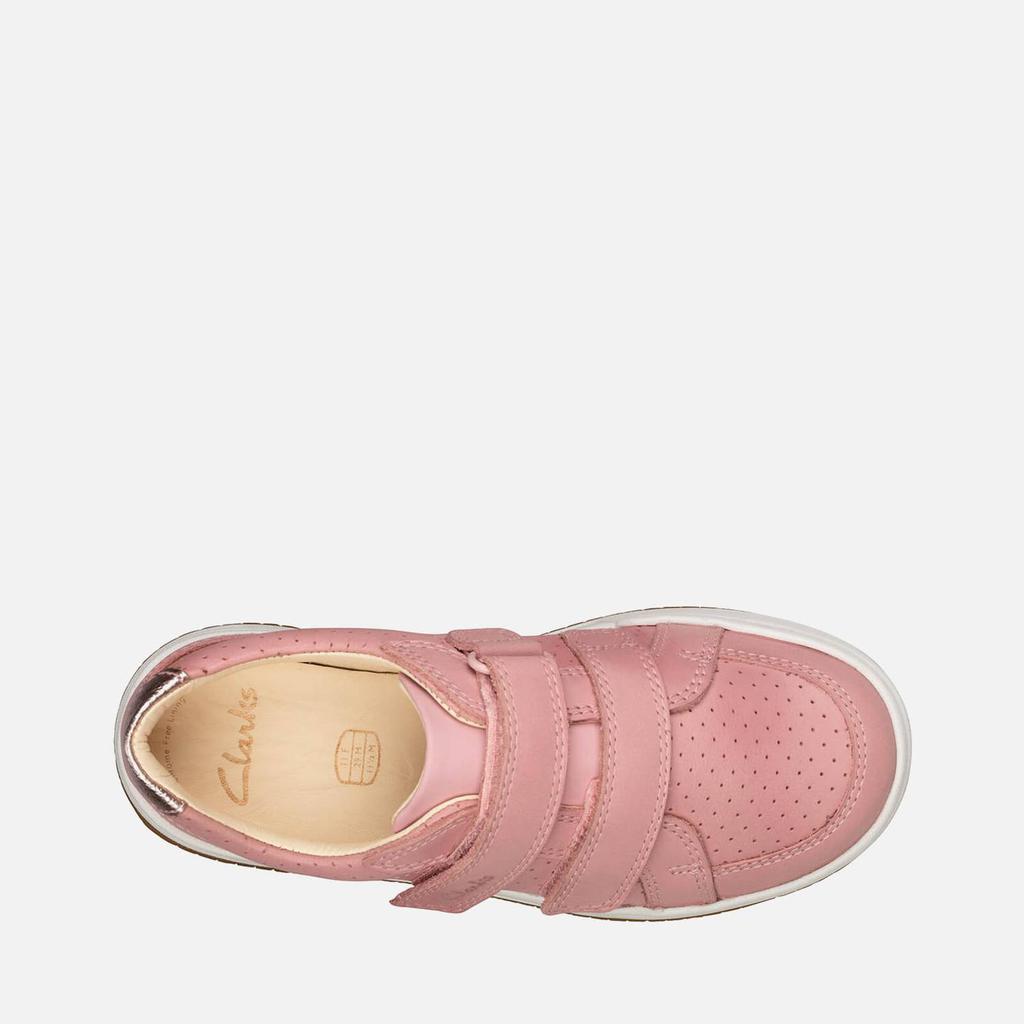 Clarks Kids' Fawn Solo Trainers - Light Pink Lea商品第2张图片规格展示