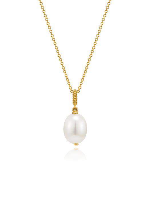商品hyeres-lor|Noi You 14K Goutte Link Pearl Necklace S,价格¥2111,第1张图片