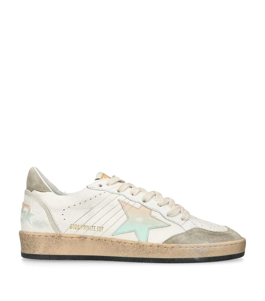 商品Golden Goose|Leather Ballstar Low-Top Sneakers,价格¥4796,第1张图片
