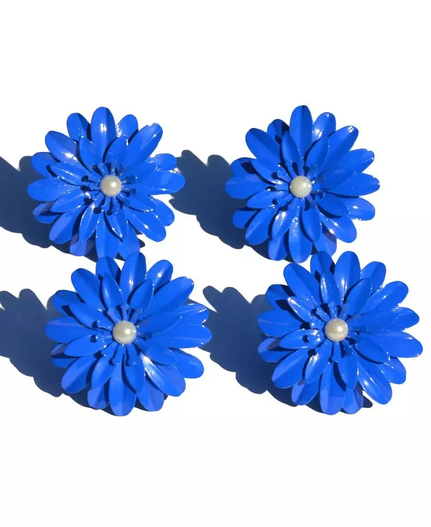 商品Vibhsa|Blue Pearl Flower Napkin Ring,价格¥200,第1张图片