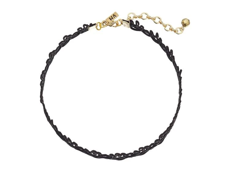 商品Vanessa Mooney|Cord Lace Patterned Choker Necklace,价格¥144,第1张图片