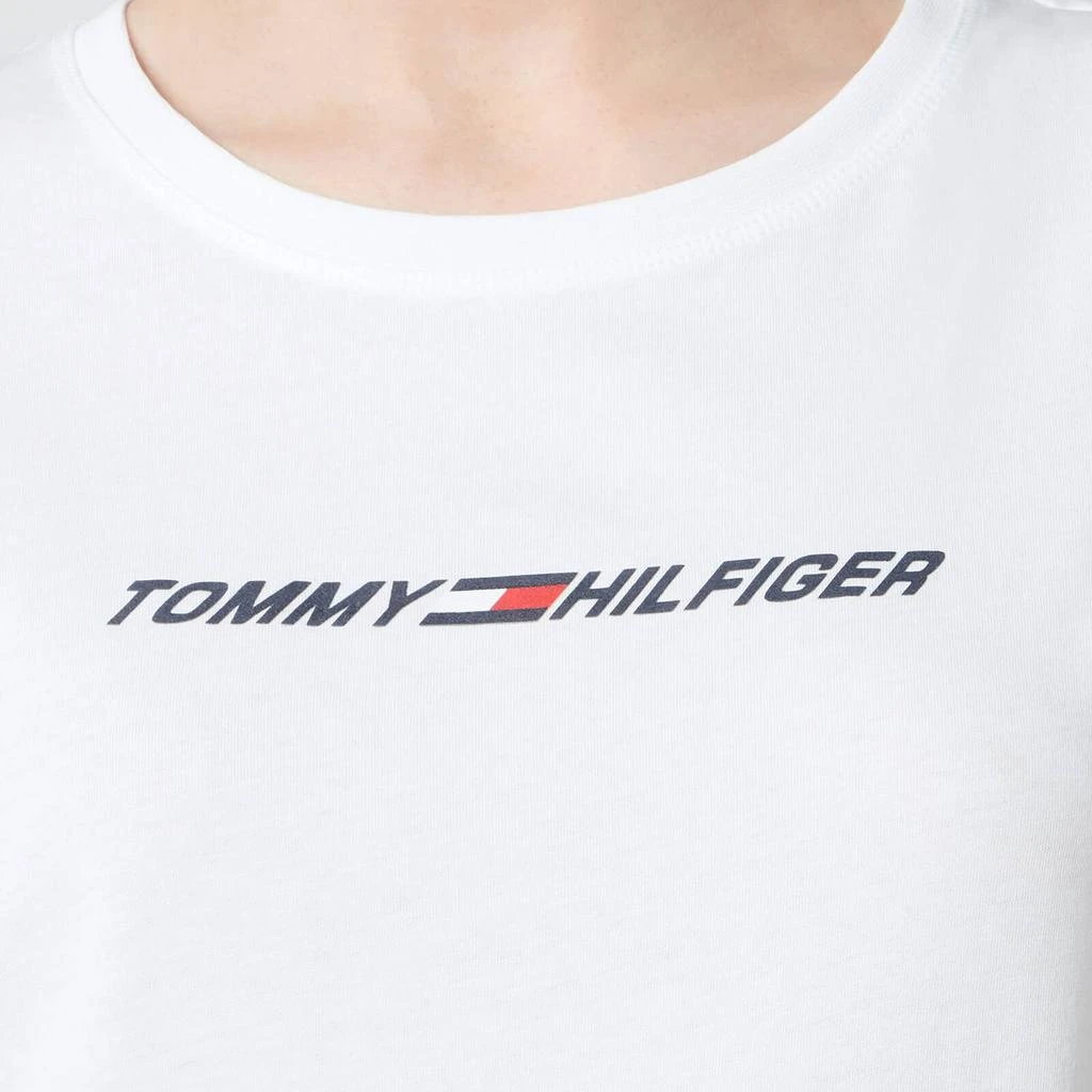 商品Tommy Hilfiger|Tommy Sport Women's Regular Crew Neck Graphic T-Shirt - Th Optic White,价格¥117,第4张图片详细描述