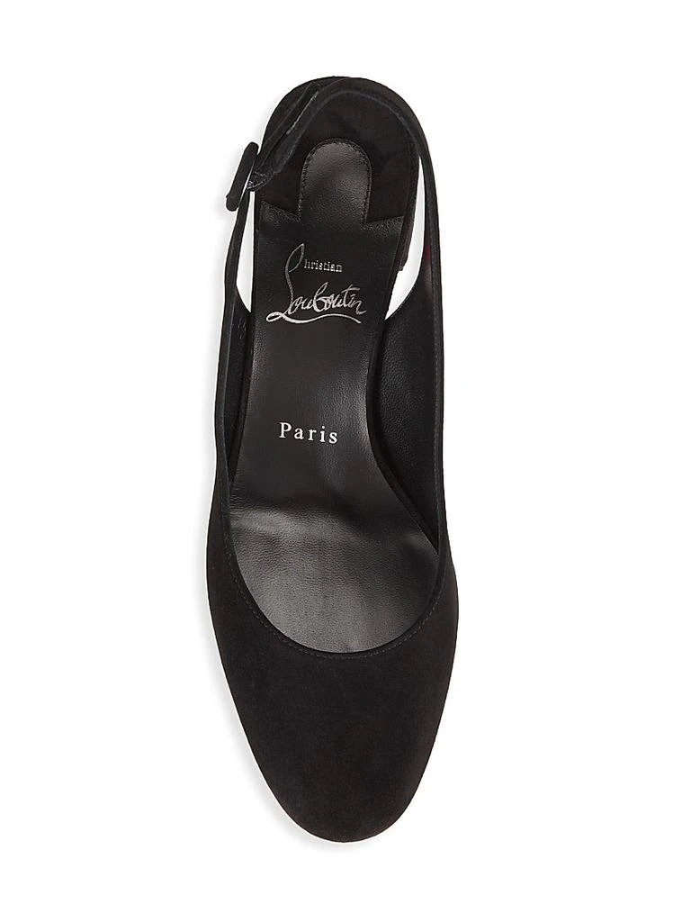 商品Christian Louboutin|So Jane 55MM Suede Slingback Pumps,价格¥7057,第5张图片详细描述