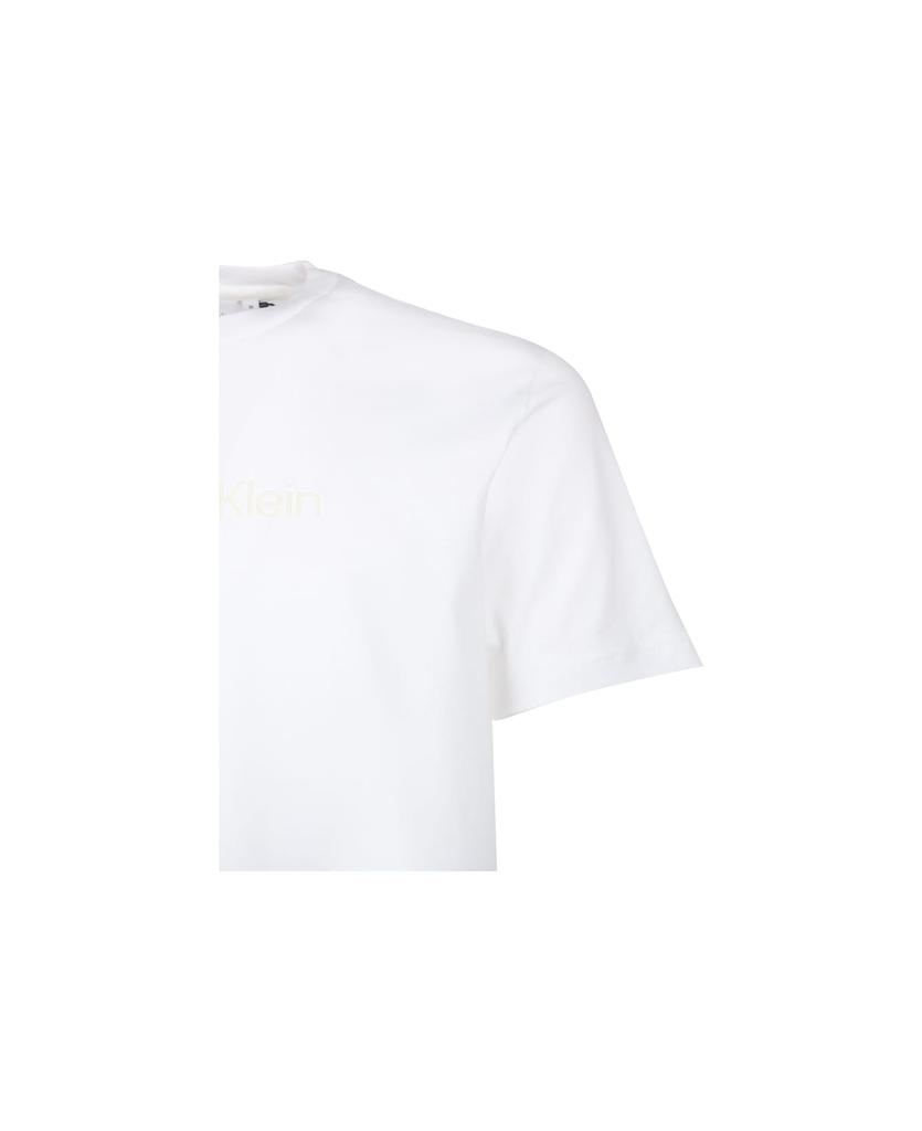 White Cotton T-shirt商品第2张图片规格展示