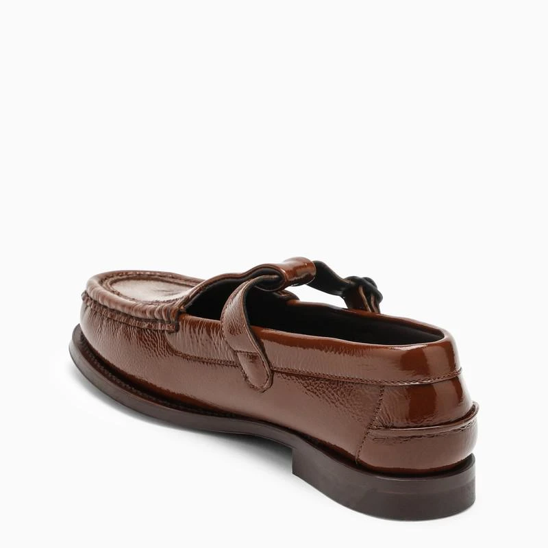 商品Hereu|Brown loafer in shiny leather,价格¥1503,第4张图片详细描述