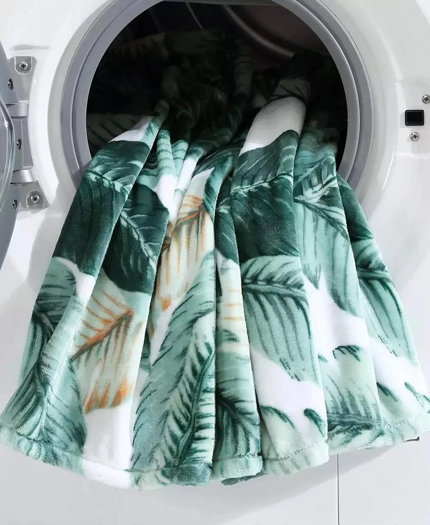 商品Tommy Bahama Home|Classic Palms Ultra Soft Plush Fleece Blanket,价格¥309,第3张图片详细描述