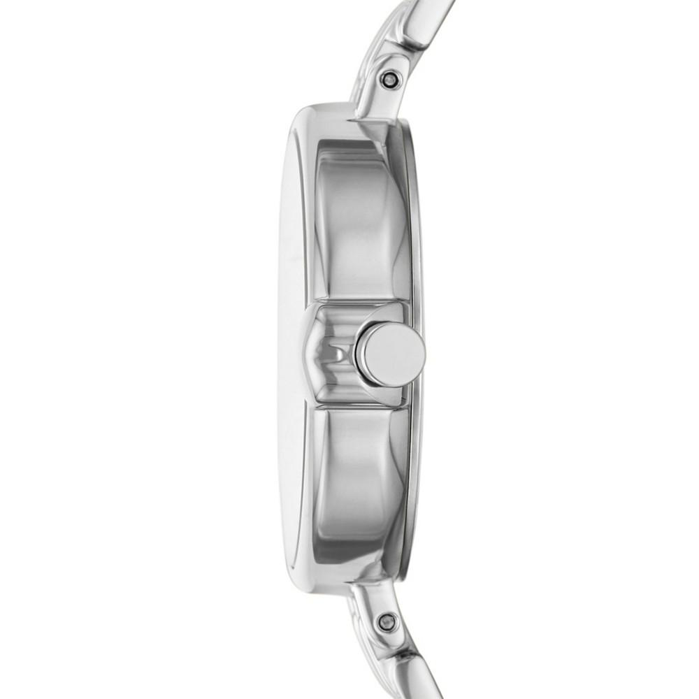 Women's Chelsea Park Three-Hand Date Silver-Tone Stainless Steel Mesh Bracelet Watch, 32mm商品第3张图片规格展示