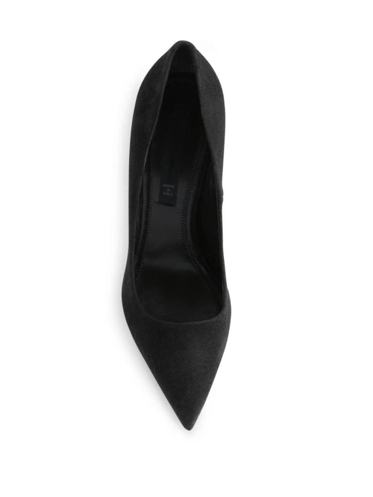 商品Alexander Wang|Tia Tilt-Heel Suede Point Toe Pumps,价格¥1576,第4张图片详细描述