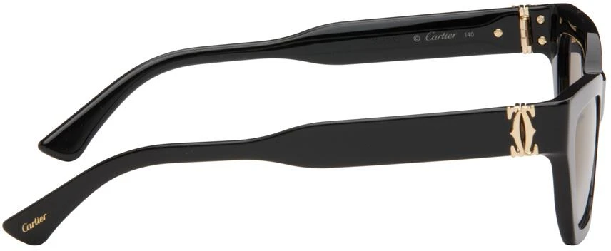 商品Cartier|Black Cat-Eye Sunglasses,价格¥4841,第2张图片详细描述