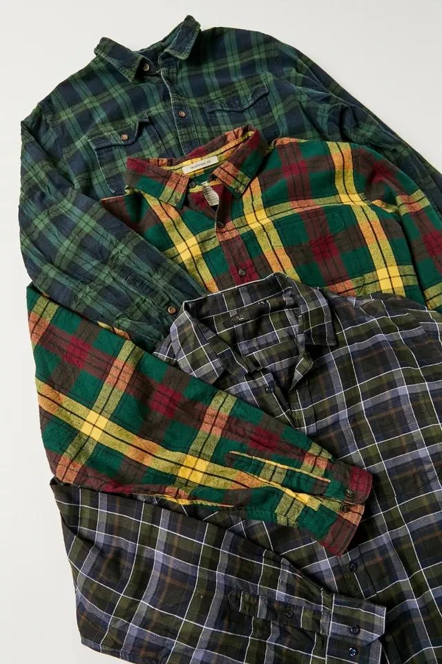 商品Urban Renewal|Urban Renewal Remade Oversized Flannel Shirt,价格¥291,第2张图片详细描述