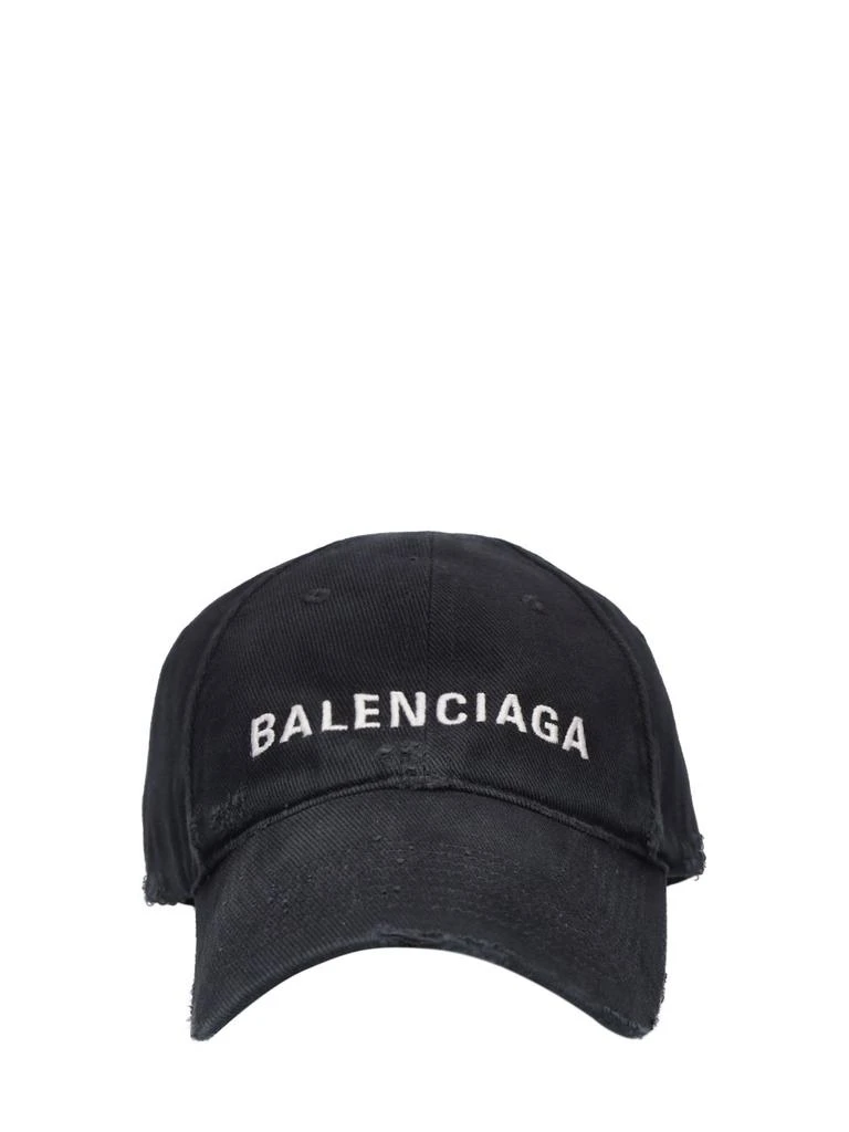 商品Balenciaga|Logo Cotton Cap,价格¥2410,第1张图片