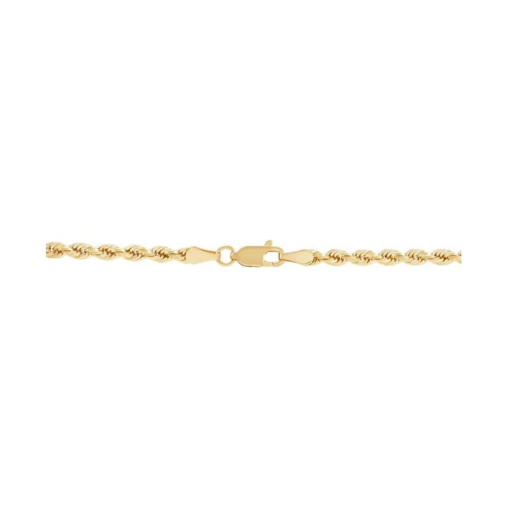 商品Macy's|Glitter Rope Link 20" Chain Necklace (4mm) in 14k Gold,价格¥21634,第5张图片详细描述