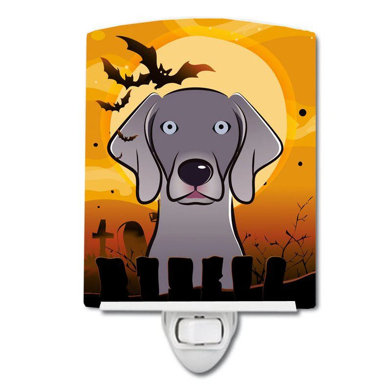 商品Caroline's Treasures|Halloween Weimaraner Ceramic Night Light,价格¥204,第1张图片