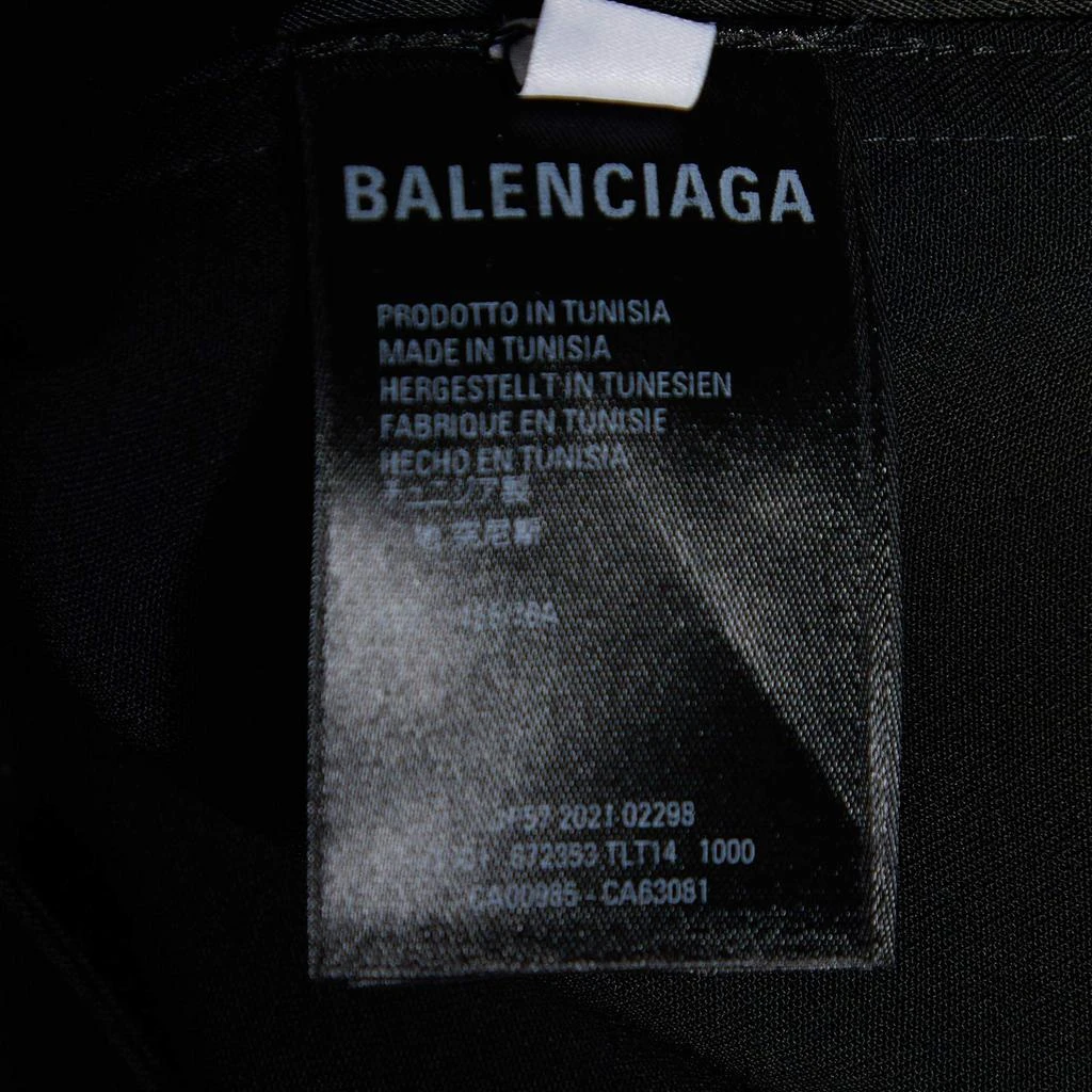 商品[二手商品] Balenciaga|Balenciaga Black Wool Button Front Oversized Shirt XS ,价格¥1255,第5张图片详细描述