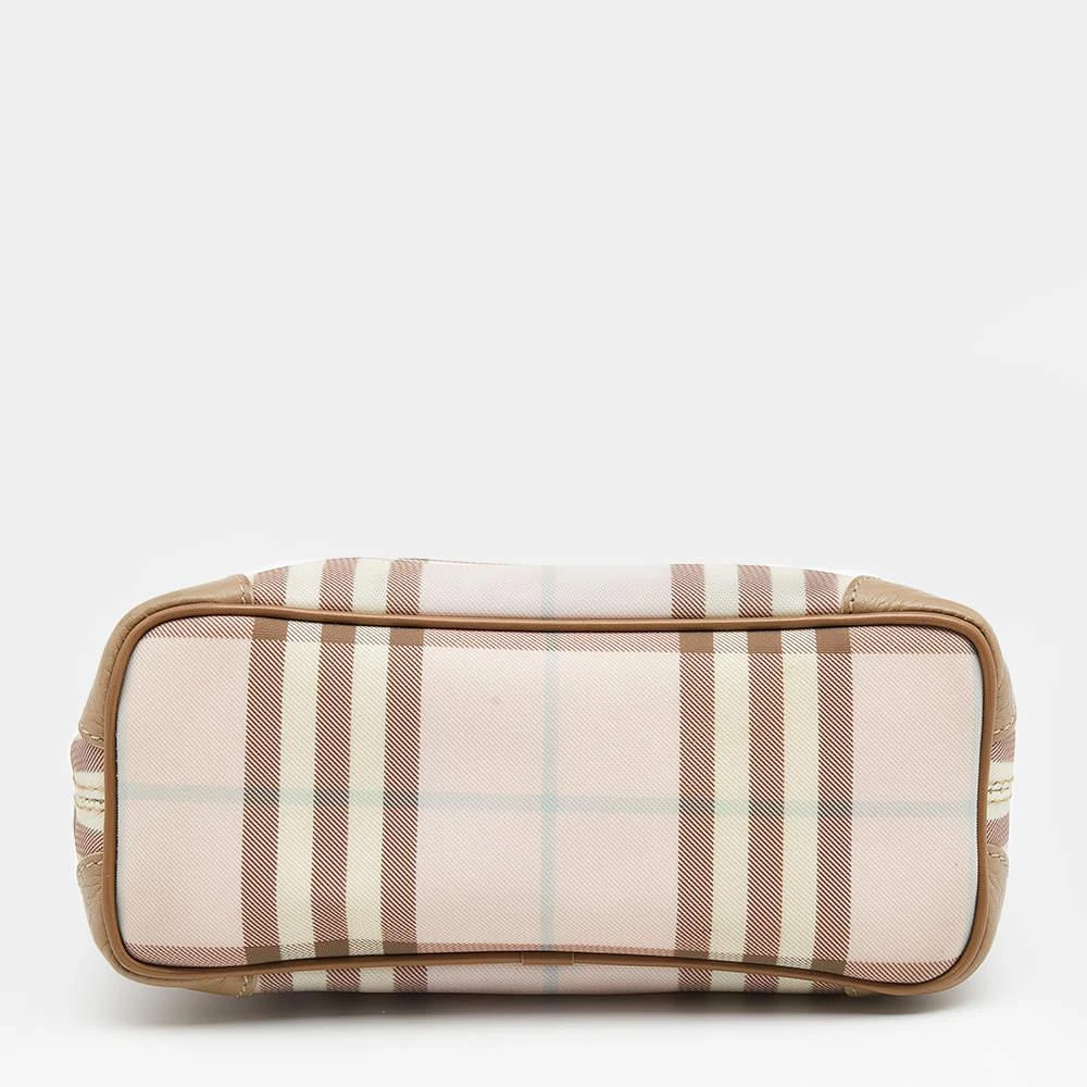 Burberry Light Pink/Beige Nova Check Coated Canvas And Leather Tote 商品