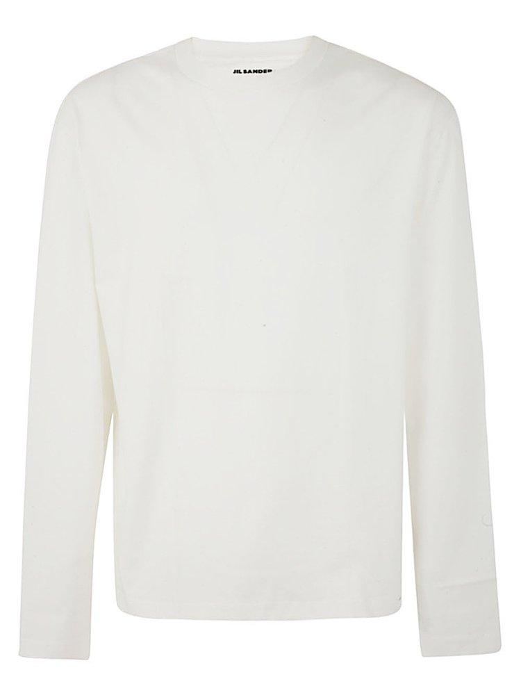 Jil Sander+ Logo Patch Long-Sleeved T-Shirt商品第1张图片规格展示