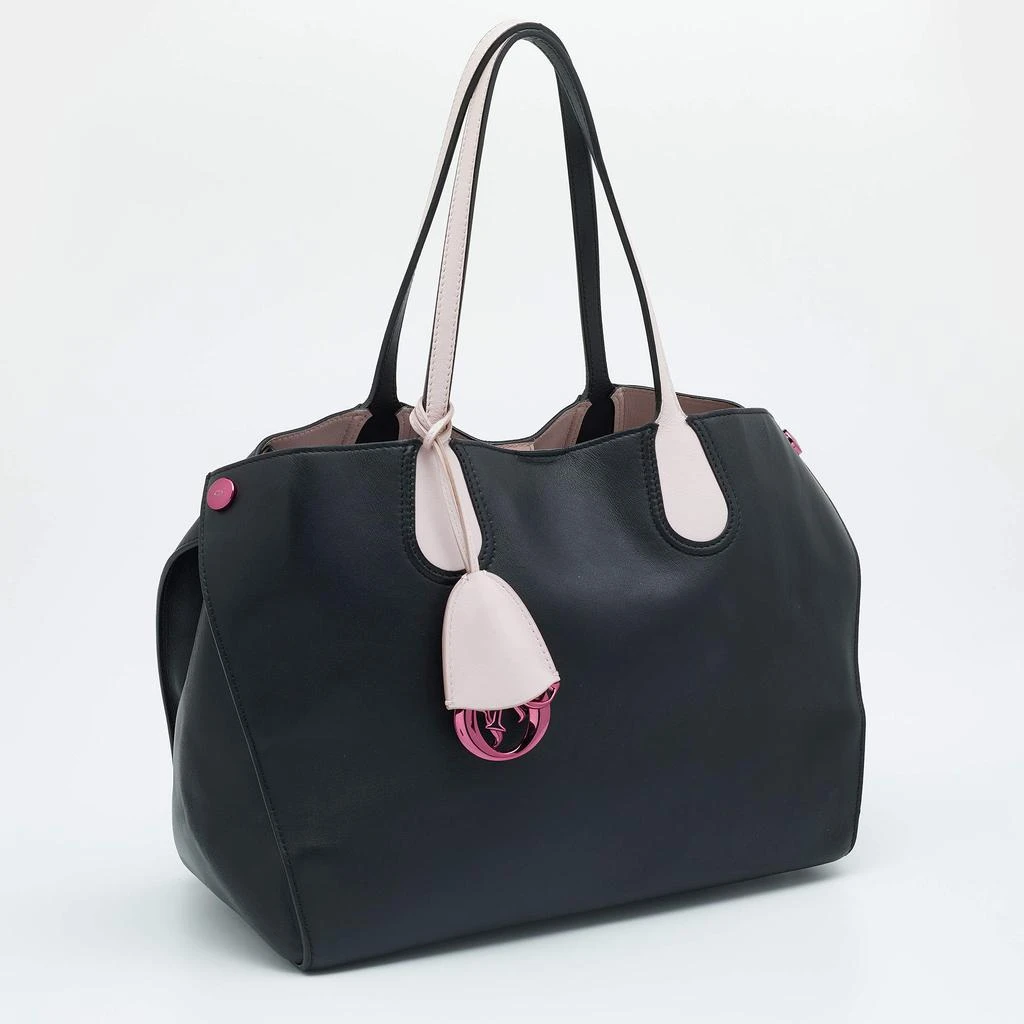 商品[二手商品] Dior|Dior Black/Pink Leather Addict Shopping Tote,价格¥3355,第3张图片详细描述
